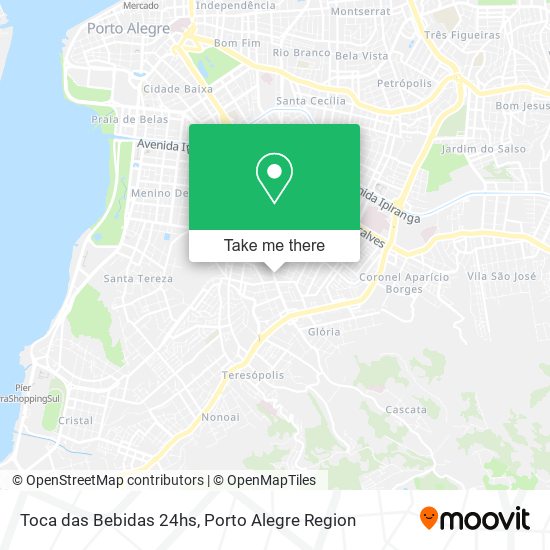 Toca das Bebidas 24hs map