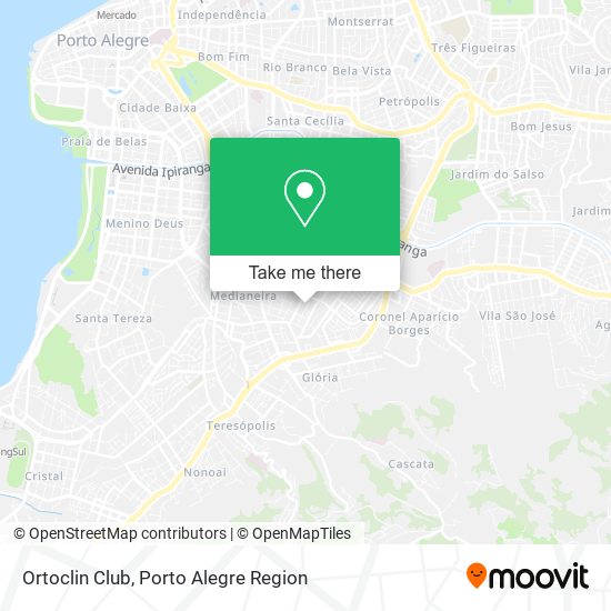 Ortoclin Club map