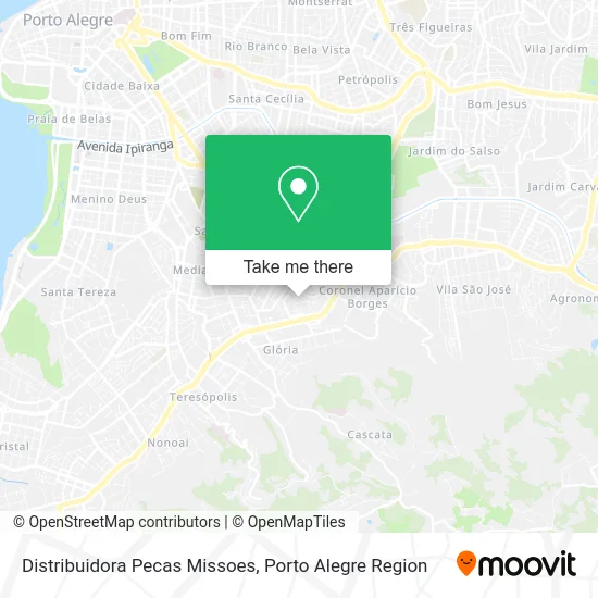 Distribuidora Pecas Missoes map