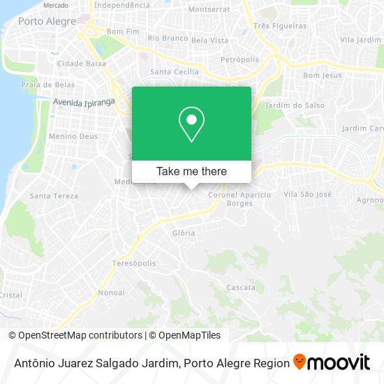 Antônio Juarez Salgado Jardim map