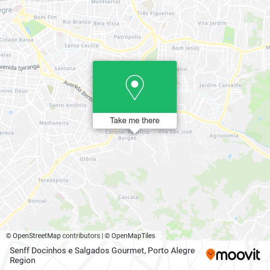 Senff Docinhos e Salgados Gourmet map