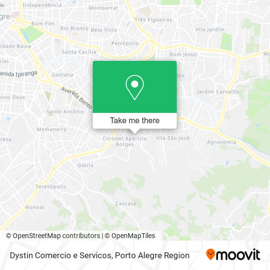 Mapa Dystin Comercio e Servicos