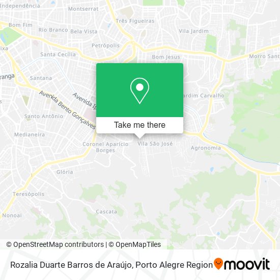 Rozalia Duarte Barros de Araújo map
