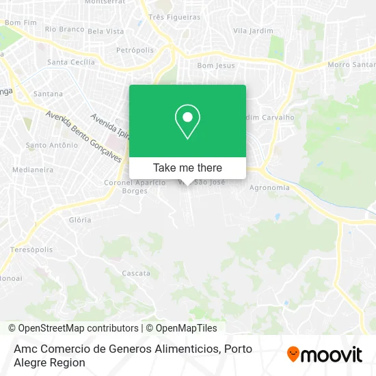 Amc Comercio de Generos Alimenticios map