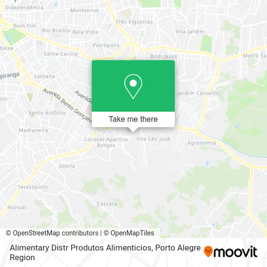 Alimentary Distr Produtos Alimenticios map