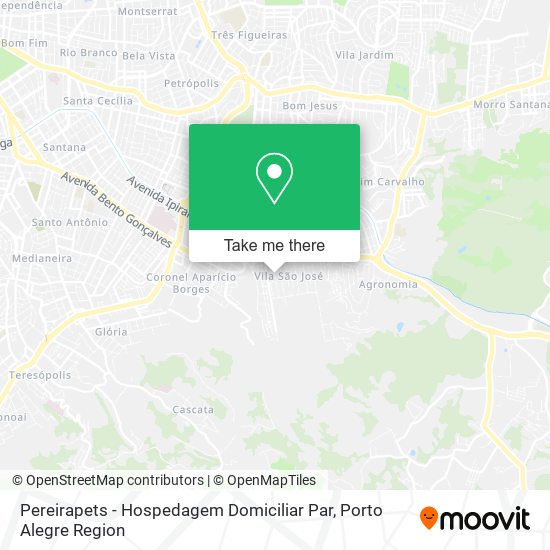 Pereirapets - Hospedagem Domiciliar Par map