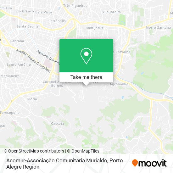 Mapa Acomur-Associação Comunitária Murialdo