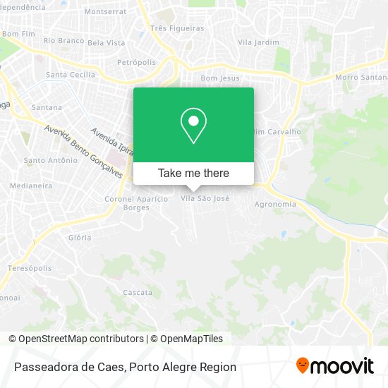 Passeadora de Caes map