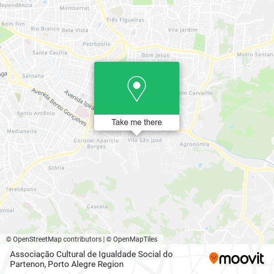 Associação Cultural de Igualdade Social do Partenon map