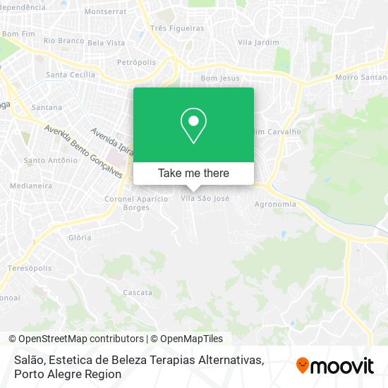 Salão, Estetica de Beleza Terapias Alternativas map