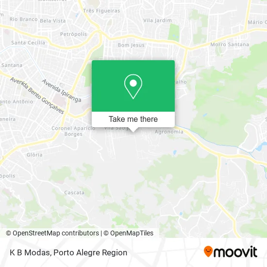 K B Modas map