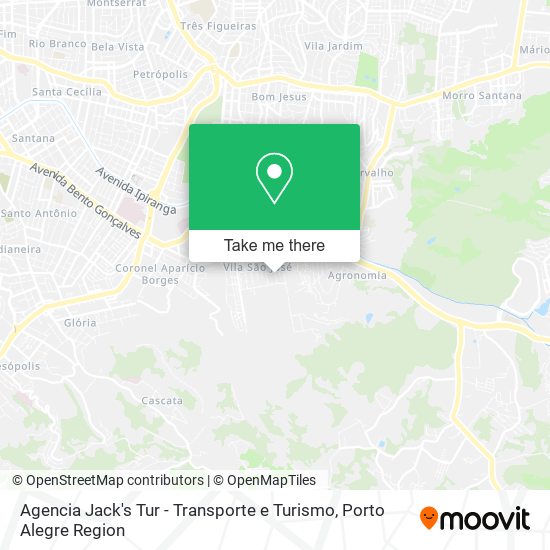 Mapa Agencia Jack's Tur - Transporte e Turismo