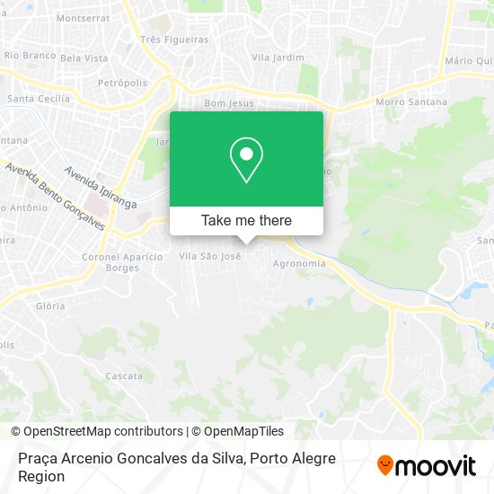 Praça Arcenio Goncalves da Silva map
