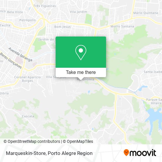 Marqueskin-Store map