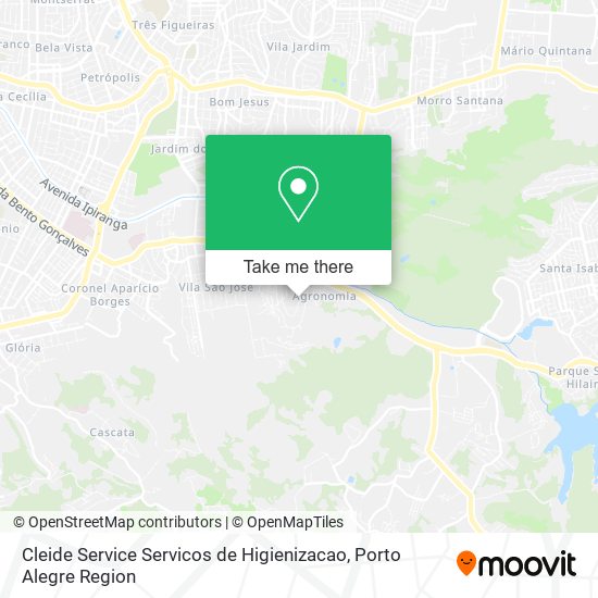 Mapa Cleide Service Servicos de Higienizacao