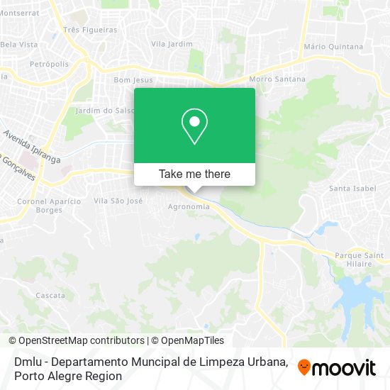Dmlu - Departamento Muncipal de Limpeza Urbana map