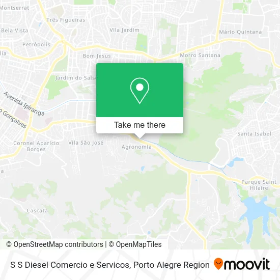 S S Diesel Comercio e Servicos map