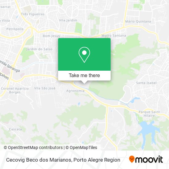 Cecovig Beco dos Marianos map