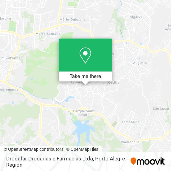 Mapa Drogafar Drogarias e Farmácias Ltda