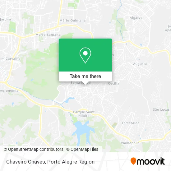 Chaveiro Chaves map