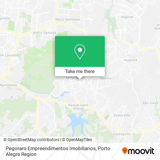 Mapa Pegoraro Empreendimentos Imobiliarios