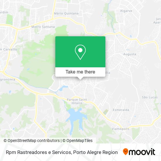 Rpm Rastreadores e Servicos map