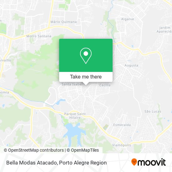 Bella Modas Atacado map