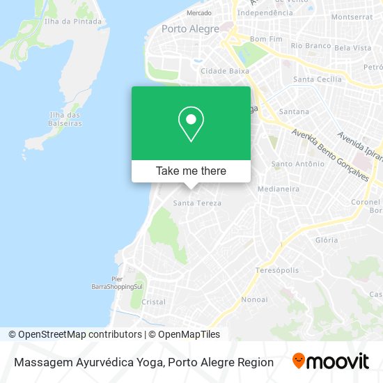 Massagem Ayurvédica Yoga map