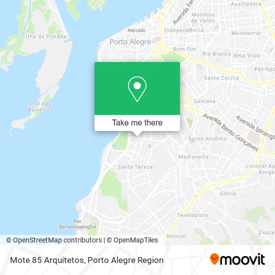 Mote 85 Arquitetos map