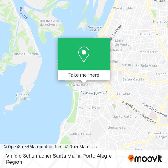 Vinício Schumacher Santa Maria map