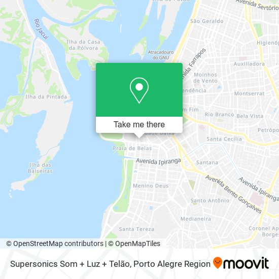 Supersonics Som + Luz + Telão map