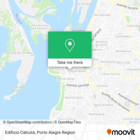 Edificio Calcutá map