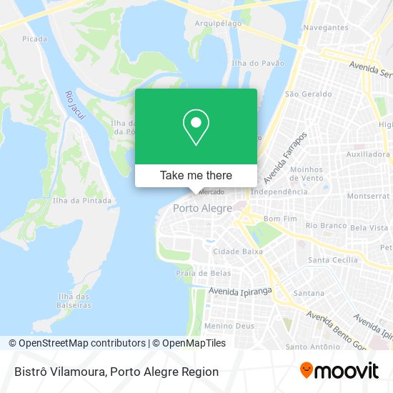 Mapa Bistrô Vilamoura