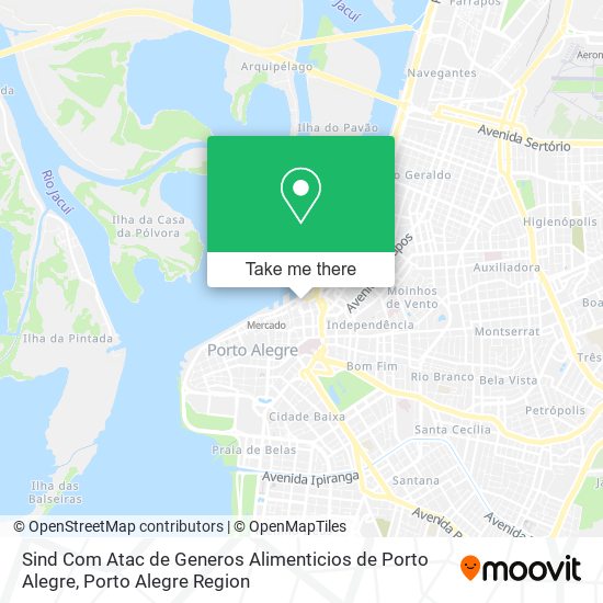 Sind Com Atac de Generos Alimenticios de Porto Alegre map