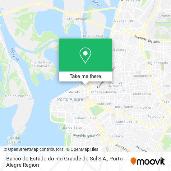 Banco do Estado do Rio Grande do Sul S.A. map