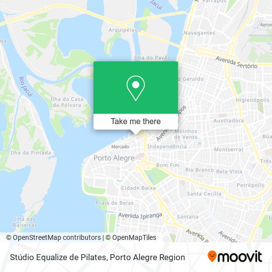 Stúdio Equalize de Pilates map