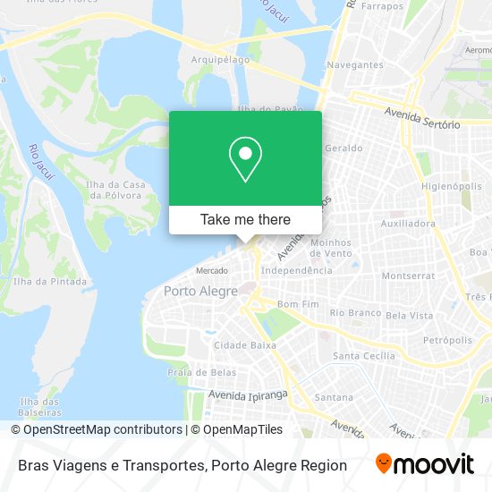 Bras Viagens e Transportes map