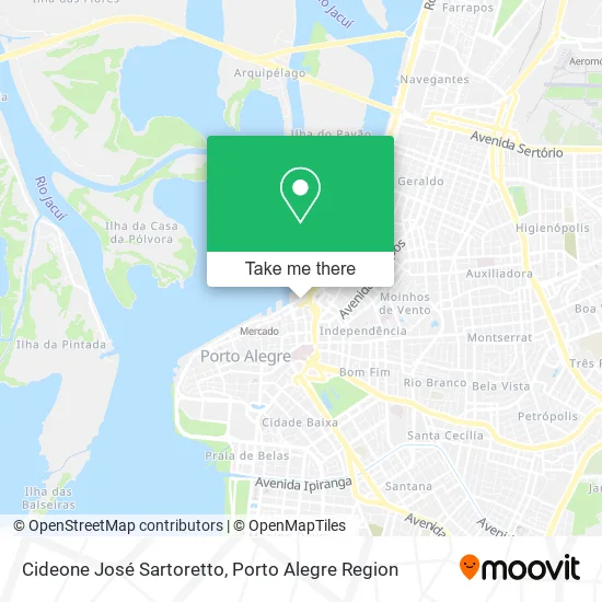 Cideone José Sartoretto map