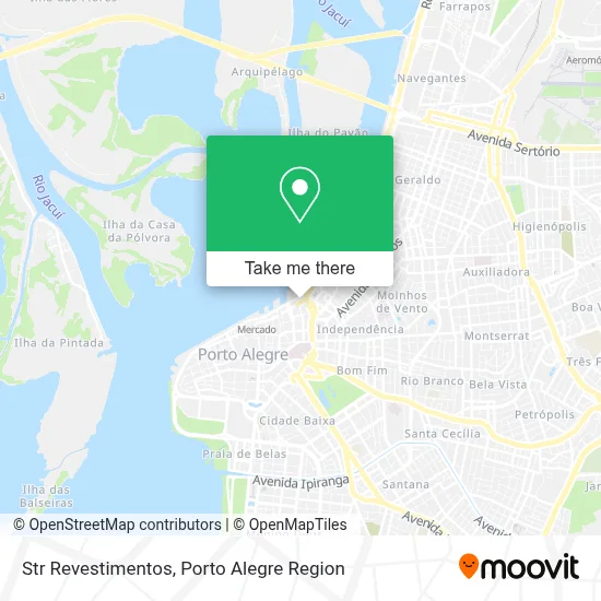 Str Revestimentos map