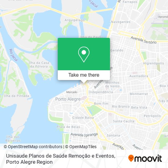 Unisaude Planos de Saúde Remoção e Eventos map