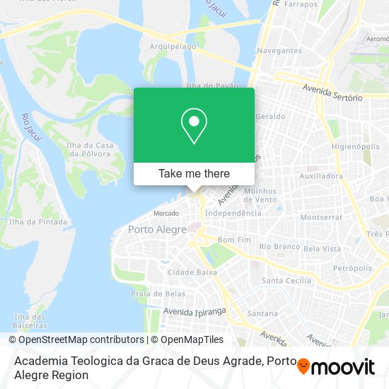 Academia Teologica da Graca de Deus Agrade map