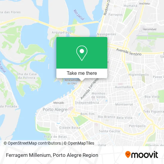 Ferragem Millenium map