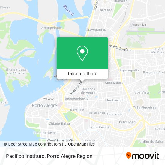 Pacifico Instituto map