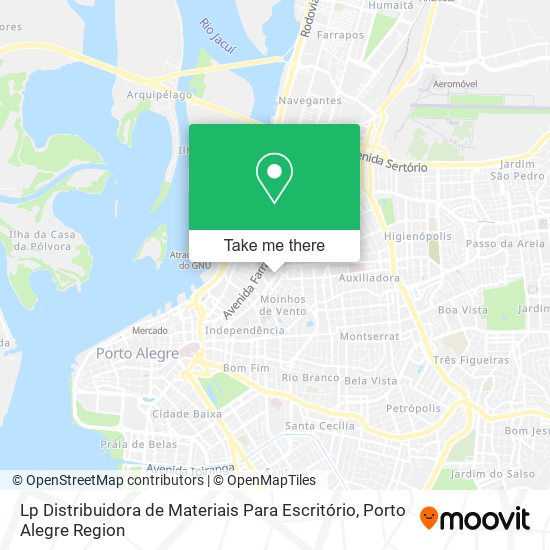 Lp Distribuidora de Materiais Para Escritório map