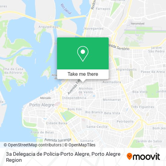 3a Delegacia de Polícia-Porto Alegre map