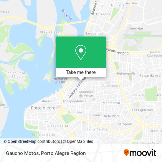 Gaucho Motos map