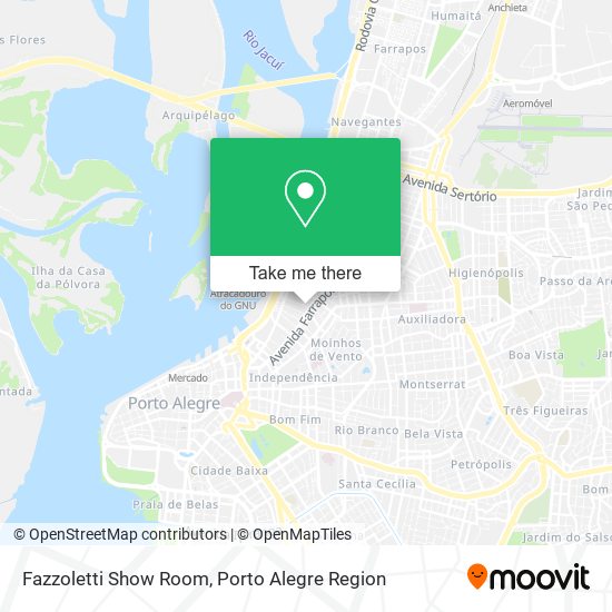 Fazzoletti Show Room map