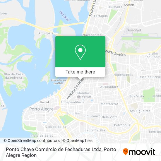 Ponto Chave Comércio de Fechaduras Ltda map