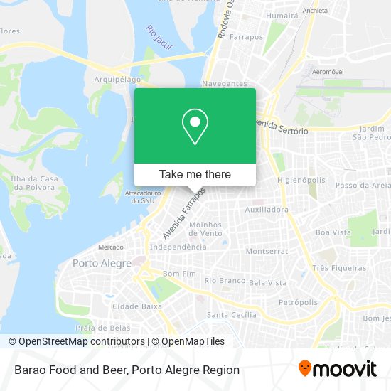 Barao Food and Beer map