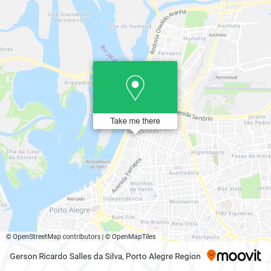 Gerson Ricardo Salles da Silva map